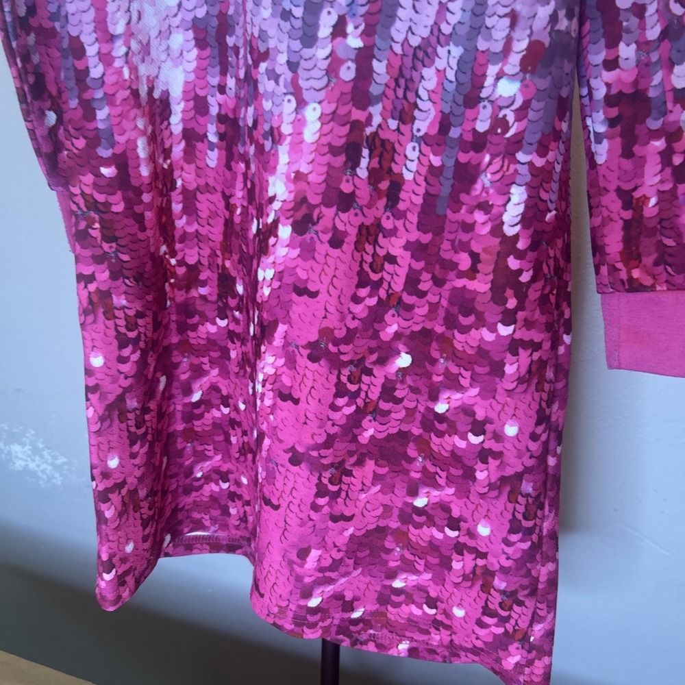 Girls Dress Long Sleeves Pink - Not Actual Sequence - Printed Sequence Size 8 - Picture 3 of 11